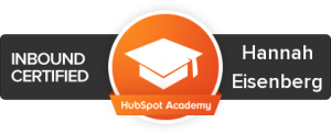 Inbound Marketing Certified with Hubspot